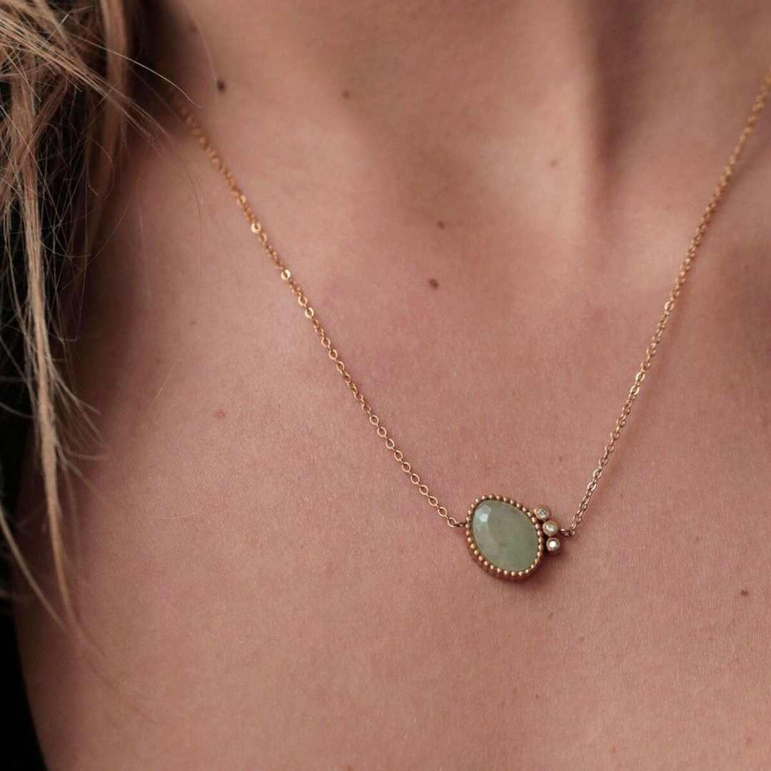 Collier Zoé - Aventurine