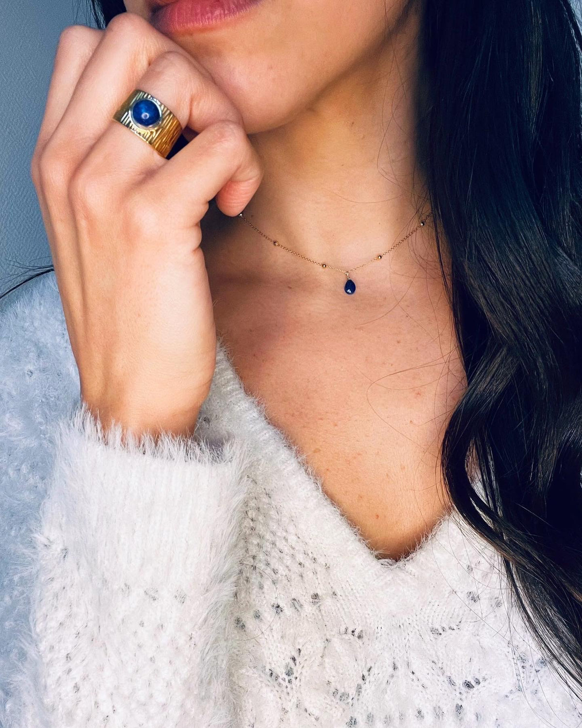 Collier Amalia - Lapis lazuli